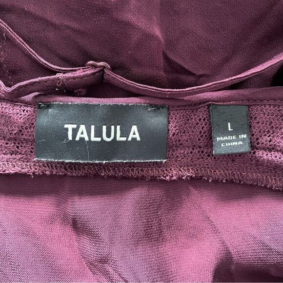 ARITZIA TALULA Plum Purple Corset Top Size L - Picture 6 of 8
